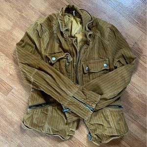 Cute cropped corduroy free people jacket